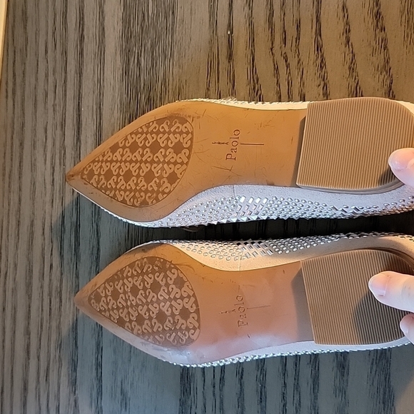 Womens pointy toe flats- with studs PAOLO - Picture 4 of 4